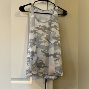 Athletic grey camo tank